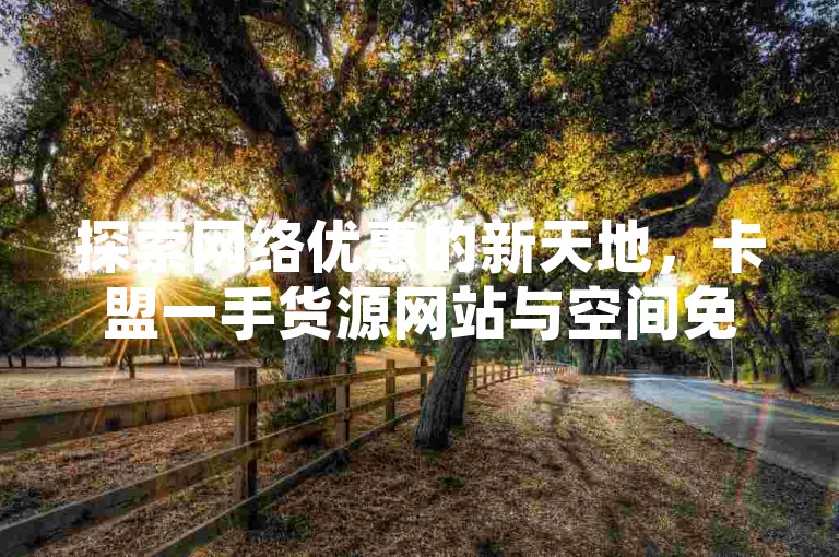 探索网络优惠的新天地，卡盟一手货源网站与空间免费领赞网站携手，为您提供超值的数字服务体验。