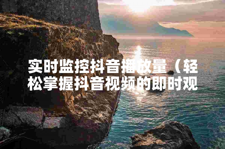 实时监控抖音播放量（轻松掌握抖音视频的即时观看数据）