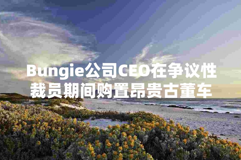 Bungie公司CEO在争议性裁员期间购置昂贵古董车的行为，引发了手游圈内的广泛讨论。