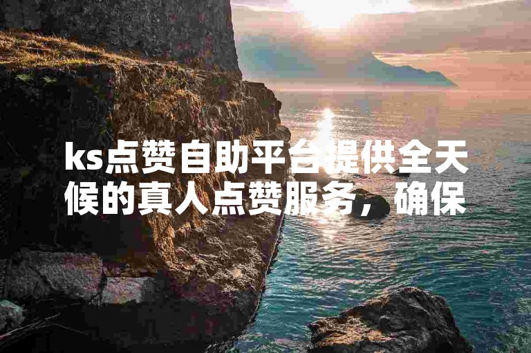 ks点赞自助平台提供全天候的真人点赞服务，确保24小时内快速响应您的业务下单需求。