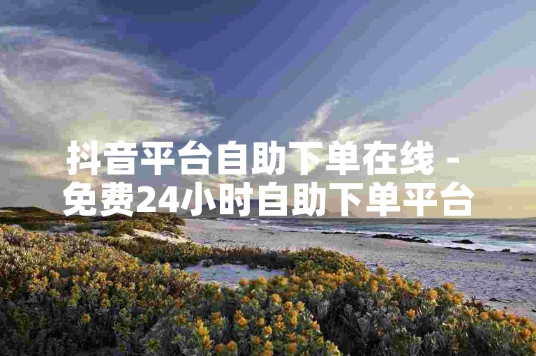 抖音平台自助下单在线 - 免费24小时自助下单平台网站