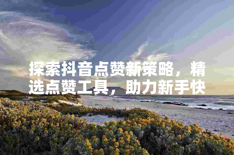 探索抖音点赞新策略，精选点赞工具，助力新手快速提升！