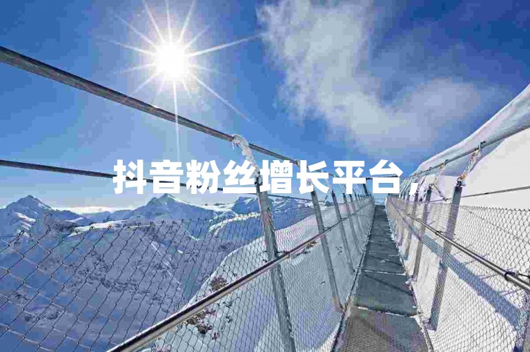 抖音粉丝增长平台，500个关注轻松获取。