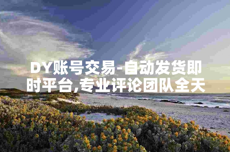DY账号交易-自动发货即时平台,专业评论团队全天候服务