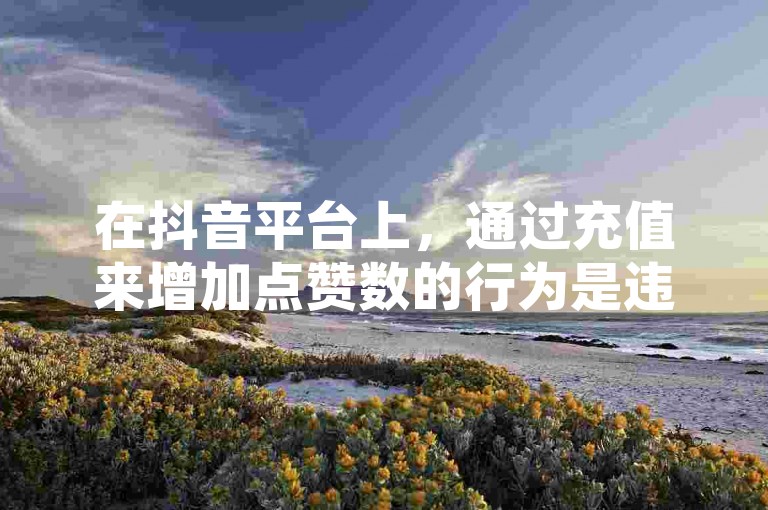 在抖音平台上，通过充值来增加点赞数的行为是违反平台规定的，因此所谓的抖音点赞充钱1000并不可信。