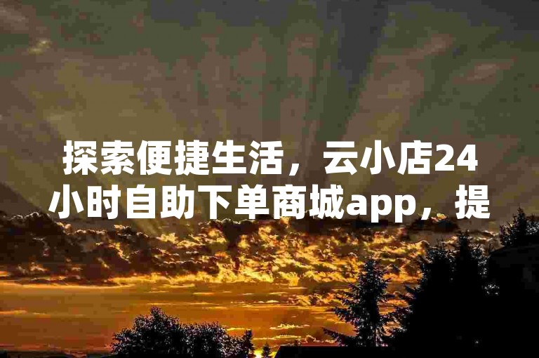 探索便捷生活，云小店24小时自助下单商城app，提供美团辅助发卡网服务，卡盟辅助一手货源网站，随时满足你的需求。