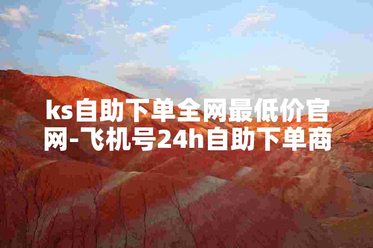 ks自助下单全网最低价官网-飞机号24h自助下单商城,ks业务下单平台 超低价