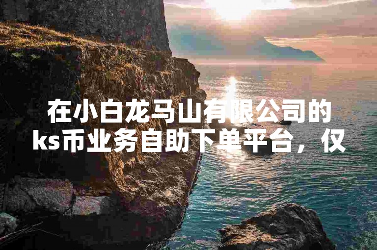 在小白龙马山有限公司的ks币业务自助下单平台，仅需0.01元就能实现ks视频的双击播放量增长。