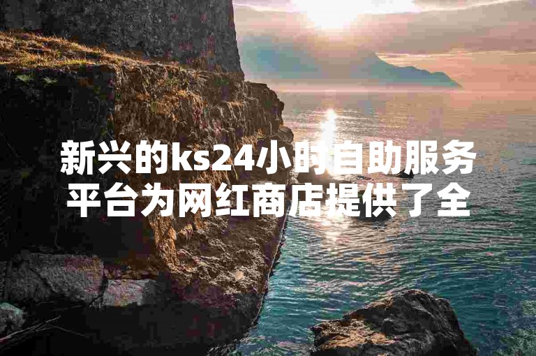 新兴的ks24小时自助服务平台为网红商店提供了全天候不间断的便捷购物体验，让顾客享受实惠的价格。
