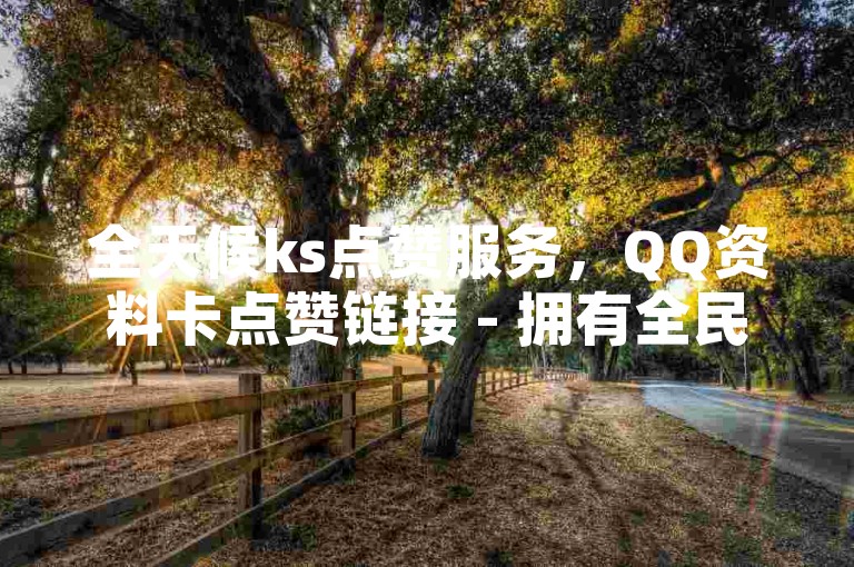 全天候ks点赞服务，QQ资料卡点赞链接 - 拥有全民K歌1000+粉丝 - 全网最优惠的业务平台惊喜揭秘
