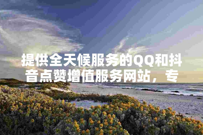 提供全天候服务的QQ和抖音点赞增值服务网站，专业提升你的社交媒体影响力。