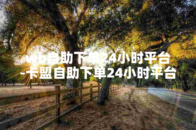 wb自助下单24小时平台-卡盟自助下单24小时平台,抖音24小时下单入口