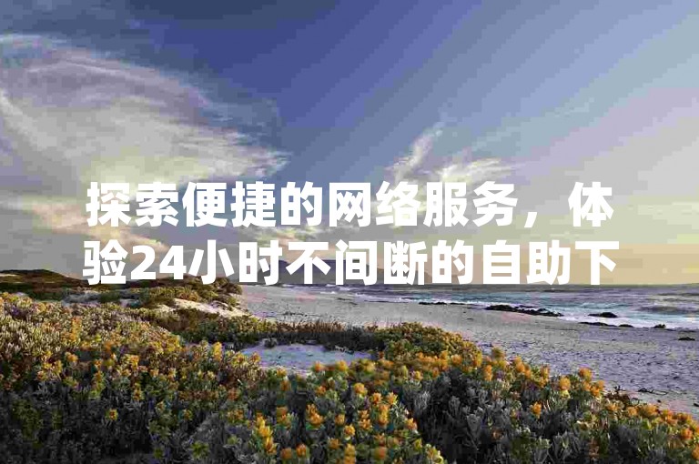 探索便捷的网络服务，体验24小时不间断的自助下单，就在dyr赞自助下单平台。