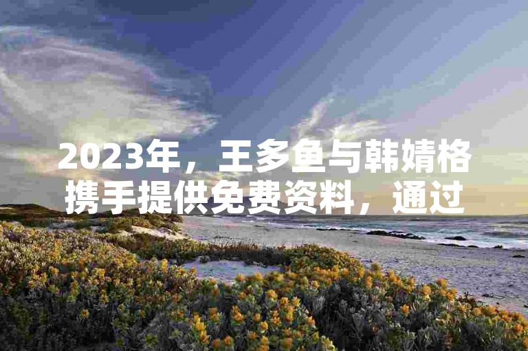 2023年，王多鱼与韩婧格携手提供免费资料，通过24小时快手下单平台，用户可以便捷地获取服务，享受QQ业务网带来的稳定与优惠。
