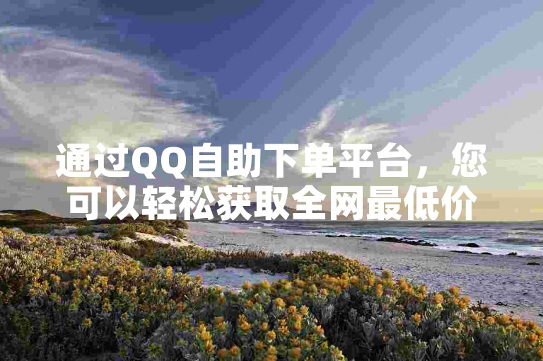 通过QQ自助下单平台，您可以轻松获取全网最低价的QQ卡盟货源，同时了解如何在今日头条上购买粉丝。