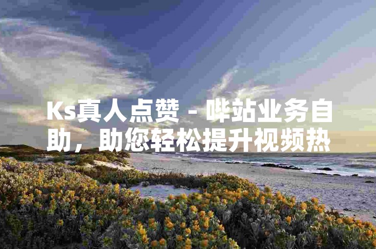 Ks真人点赞 - 哔站业务自助，助您轻松提升视频热度。