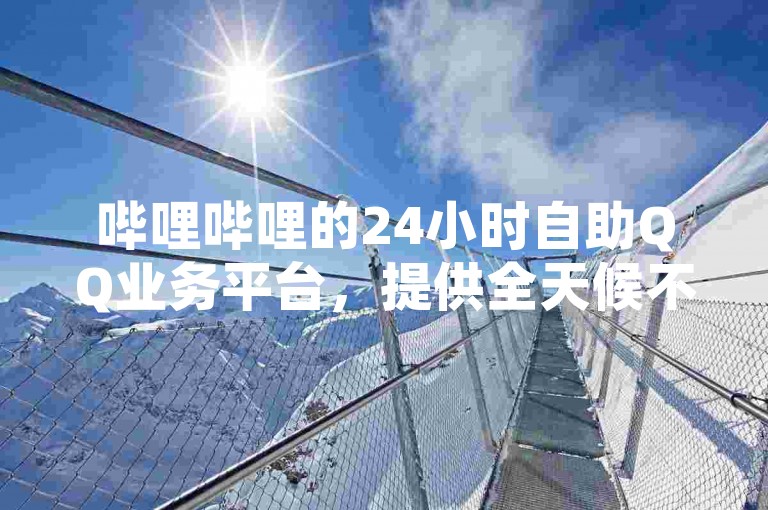 哔哩哔哩的24小时自助QQ业务平台，提供全天候不间断的服务。
