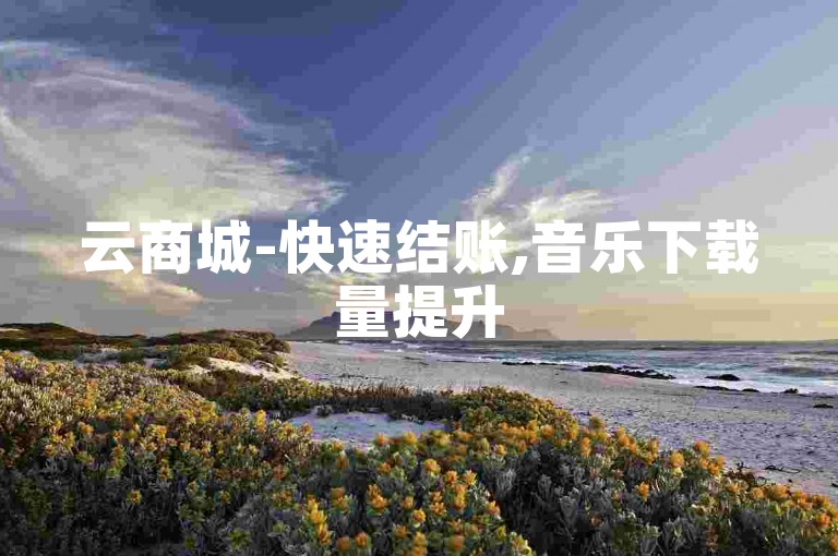云商城-快速结账,音乐下载量提升