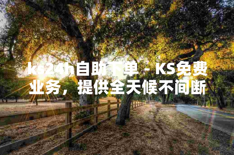 ks24h自助下单 - KS免费业务，提供全天候不间断的便捷服务。