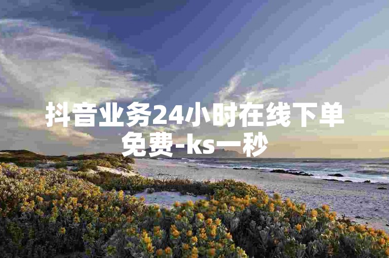 抖音业务24小时在线下单免费-ks一秒5000赞下载
