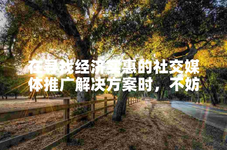 在寻找经济实惠的社交媒体推广解决方案时，不妨考虑探索那些提供优惠价格点赞服务的卡盟平台。