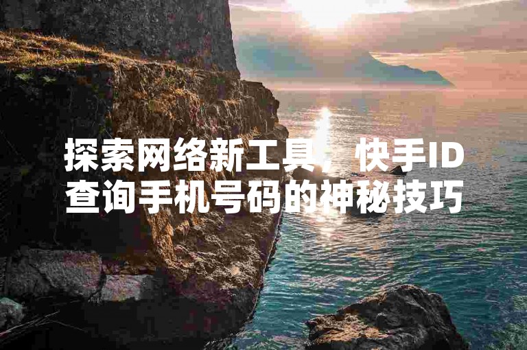 探索网络新工具，快手ID查询手机号码的神秘技巧，同时揭秘微博粉丝增长的高效策略。