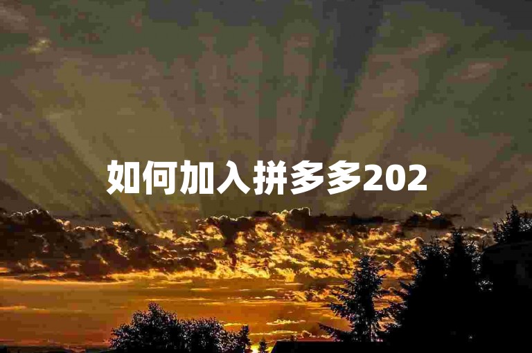 如何加入拼多多2025推金币助力群？拼多多砍价