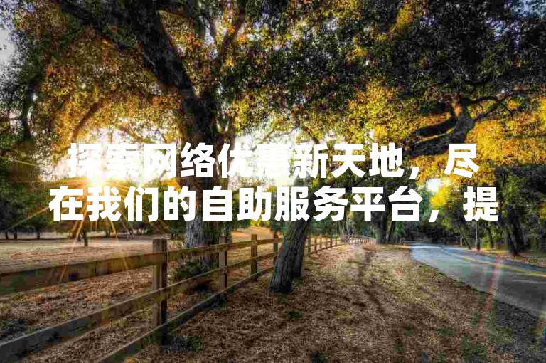 探索网络优惠新天地，尽在我们的自助服务平台，提供超值的QQ业务、抖音点赞仅需一毛钱，拼多多现金转盘助力，让您的网络体验更加精彩！
