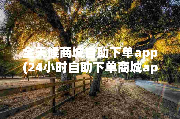 全天候商城自助下单app(24小时自助下单商城app → 全天候商城自助下单 )