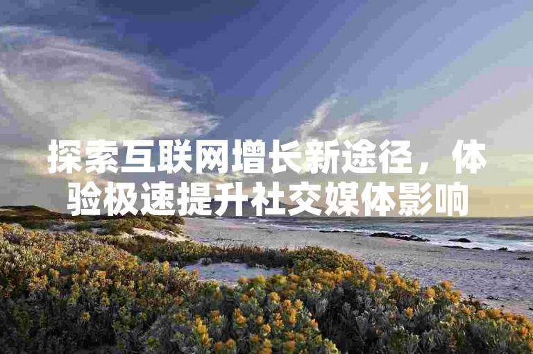 探索互联网增长新途径，体验极速提升社交媒体影响力的服务，包括专业平台助力获取QQ空间千赞、拼多多新客快速注册支持以及快手视频双击量自助增加，均可通过微信支付轻松完成。
