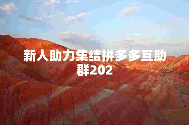 新人助力集结拼多多互助群2025，幸运大转盘助力平台。