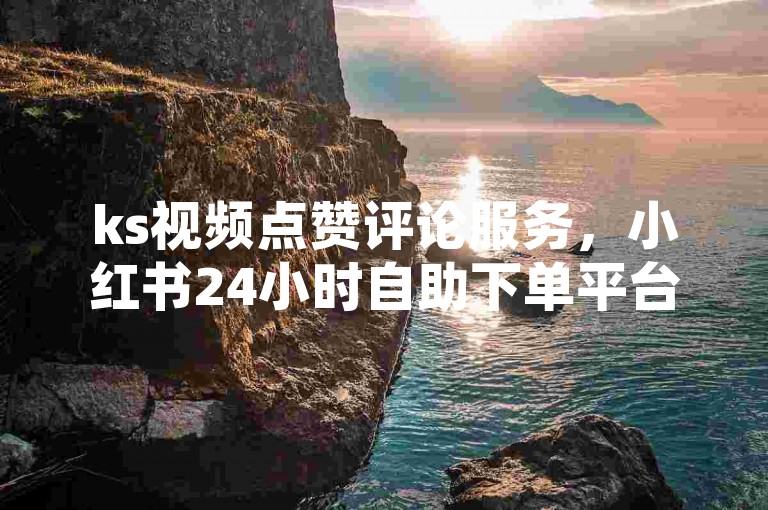 ks视频点赞评论服务，小红书24小时自助下单平台。