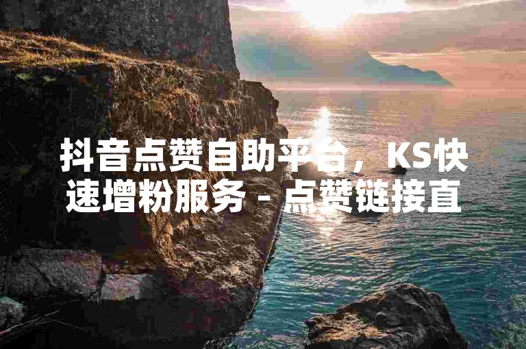 抖音点赞自助平台，KS快速增粉服务 - 点赞链接直达 - 快币充值中心。