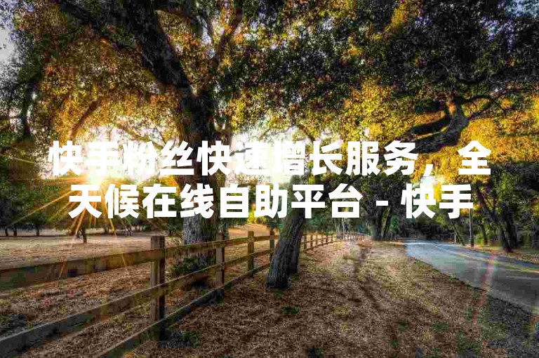 快手粉丝快速增长服务，全天候在线自助平台 - 快手点赞量急速提升优惠进行中 - mx24小时自助服务系统隆重上线!
