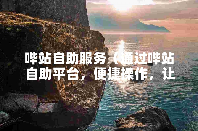 哔站自助服务（通过哔站自助平台，便捷操作，让您高效掌控业务）