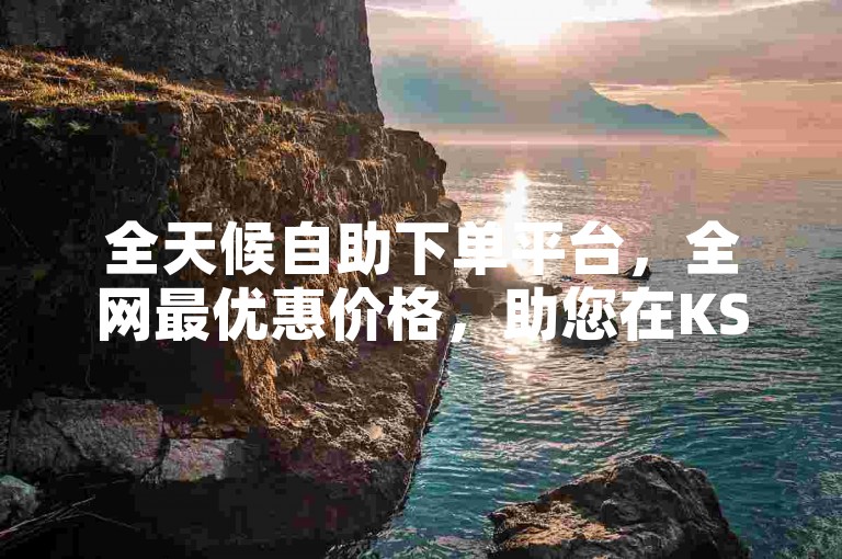 全天候自助下单平台，全网最优惠价格，助您在KS和快手轻松获得8000粉丝。
