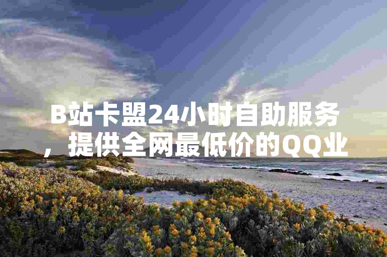 B站卡盟24小时自助服务，提供全网最低价的QQ业务与KS平台充值，支持微信快捷支付，立即体验高效便捷的下单流程！