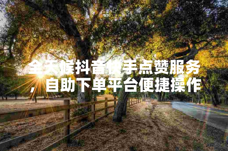全天候抖音快手点赞服务，自助下单平台便捷操作。