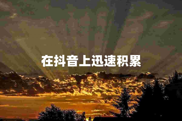 在抖音上迅速积累500名粉丝的有效方法包括发布高质量且具有吸引力的内容，并与观众进行积极的互动。