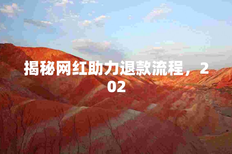 揭秘网红助力退款流程，2025年必备知识，了解资金如何安全返还！