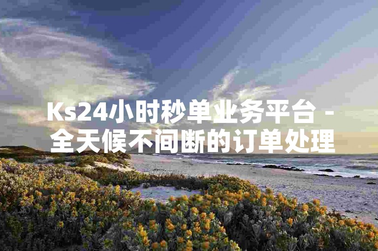 Ks24小时秒单业务平台 - 全天候不间断的订单处理网站。
