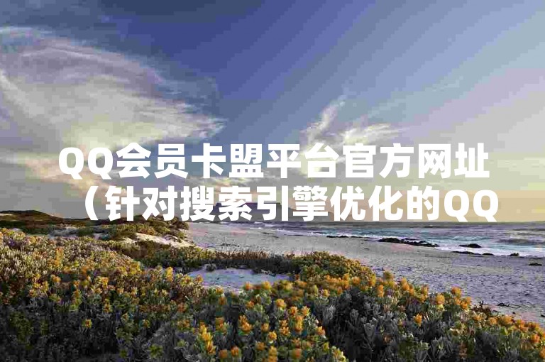 QQ会员卡盟平台官方网址（针对搜索引擎优化的QQ会员卡盟官方网站标题）