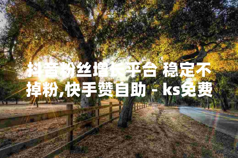 抖音粉丝增长平台 稳定不掉粉,快手赞自助 - ks免费业务平台 - qq空间点赞服务