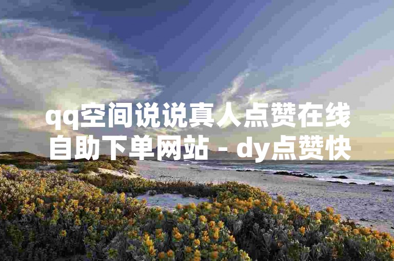 qq空间说说真人点赞在线自助下单网站 - dy点赞快速平台业务便宜