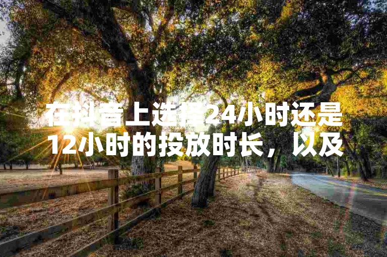在抖音上选择24小时还是12小时的投放时长，以及QQ点赞一块钱1000个赞的服务，都可以在真人砍价助力网和176自助云商城找到。
