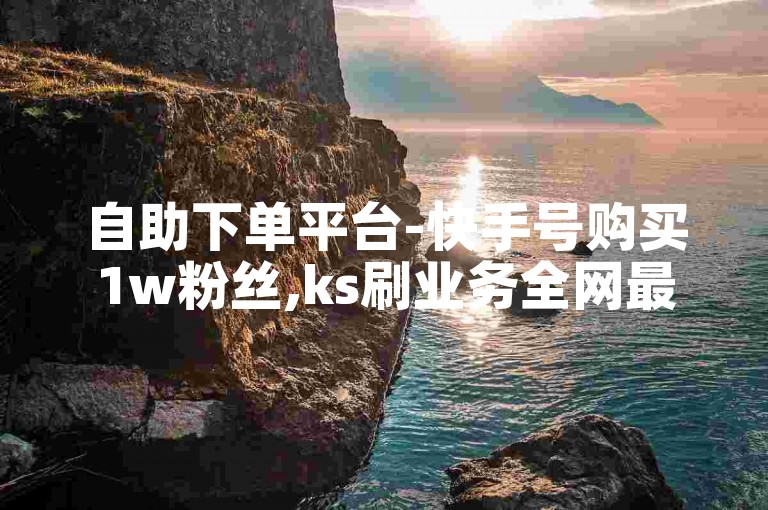 自助下单平台-快手号购买1w粉丝,ks刷业务全网最低价