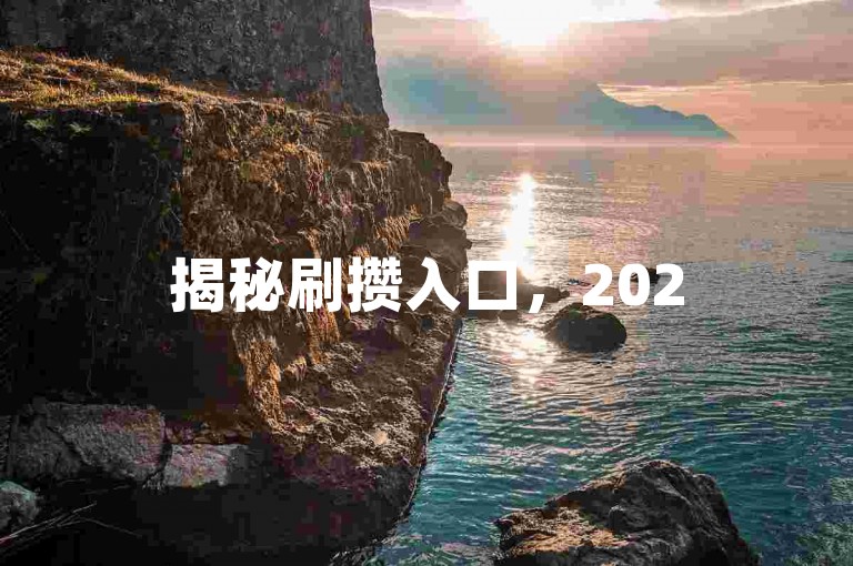 揭秘刷攒入口，2025年提升网站流量的独家有效方法！