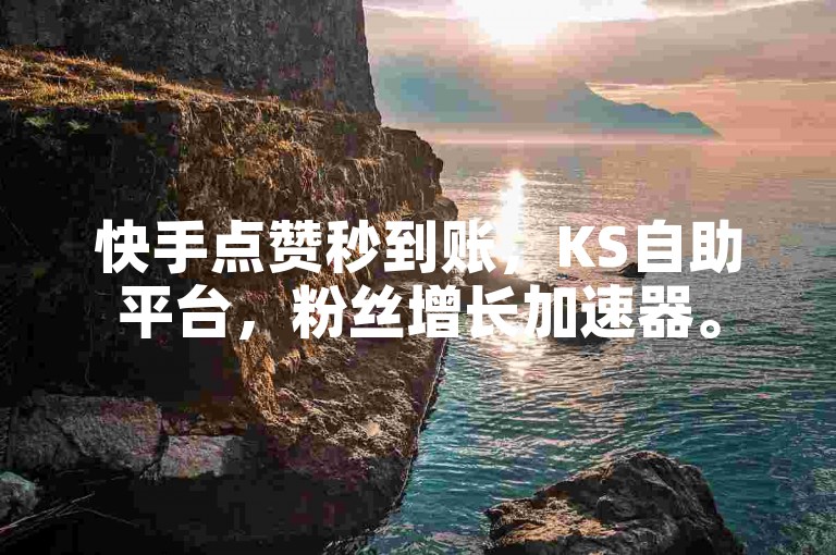 快手点赞秒到账，KS自助平台，粉丝增长加速器。