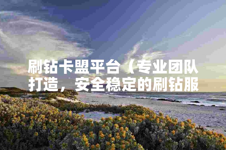 刷钻卡盟平台（专业团队打造，安全稳定的刷钻服务）