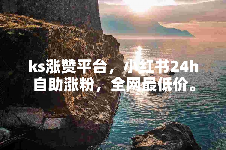 ks涨赞平台，小红书24h自助涨粉，全网最低价。